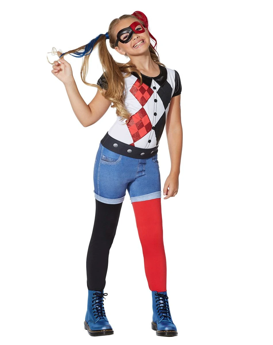 Spirit Halloween Kids Harley Quinn Costume - DC Girls 3 Spirit Halloween Kids Harley Quinn Costume - DC Girls - Image 3