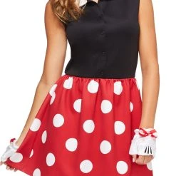 Spirit Halloween Adult Minnie Mouse Dress Costume - Disney -Cheap Trick Or Treat Hub Store 01327394 c