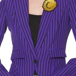 Spirit Halloween Purple Joker Jacket - Batman -Cheap Trick Or Treat Hub Store 01328145 c