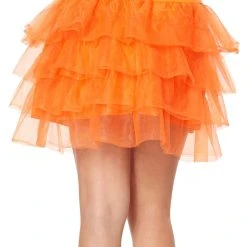 Spirit Halloween Adult Orange Tutu Skirt -Cheap Trick Or Treat Hub Store 01328681 b