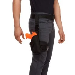 Spirit Halloween Police Belt with Leg Holster