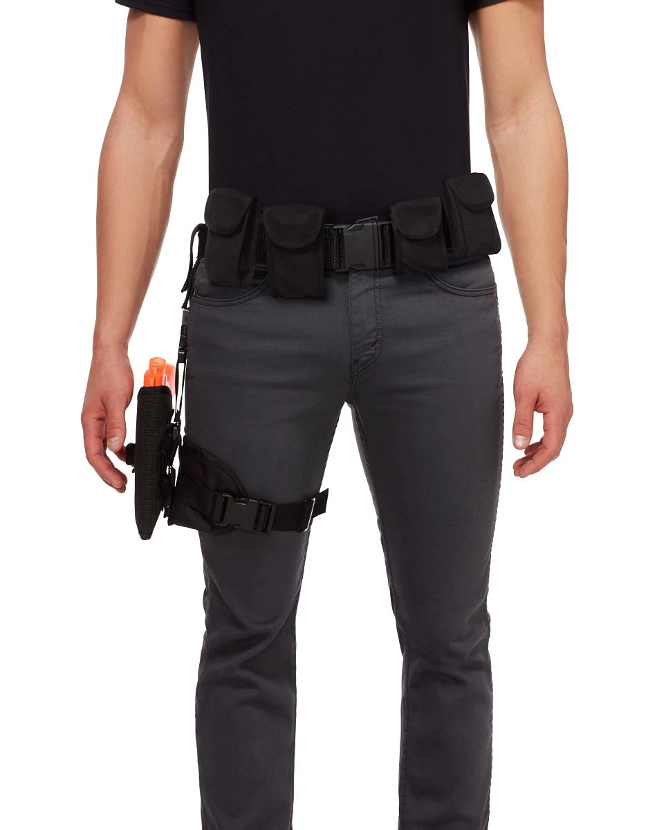 Spirit Halloween Police Belt with Leg Holster 2 Spirit Halloween Police Belt with Leg Holster - Image 2