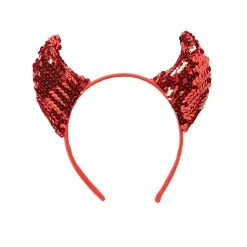 Spirit Halloween Sequin Devil Headband