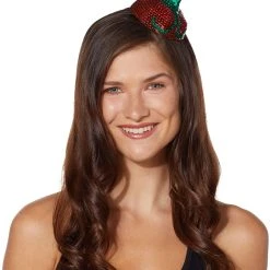 Spirit Halloween Sequin Pumpkin Fascinator