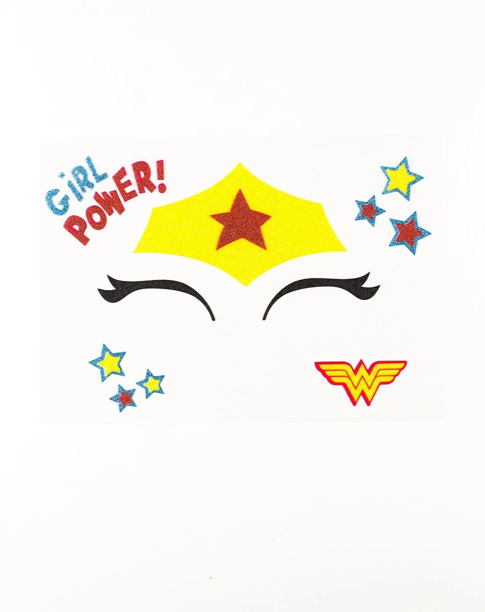 Spirit Halloween Wonder Woman Face Tattoo - DC Super Hero Girls 2 Spirit Halloween Wonder Woman Face Tattoo - DC Super Hero Girls - Image 2