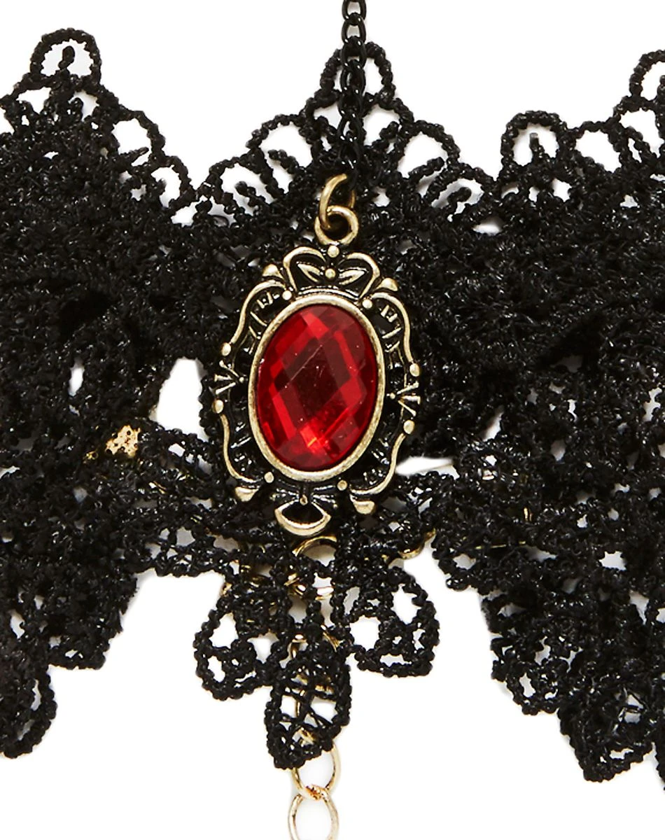 Spirit Halloween Lace Bracelet with Ring 2 Spirit Halloween Lace Bracelet with Ring - Image 2