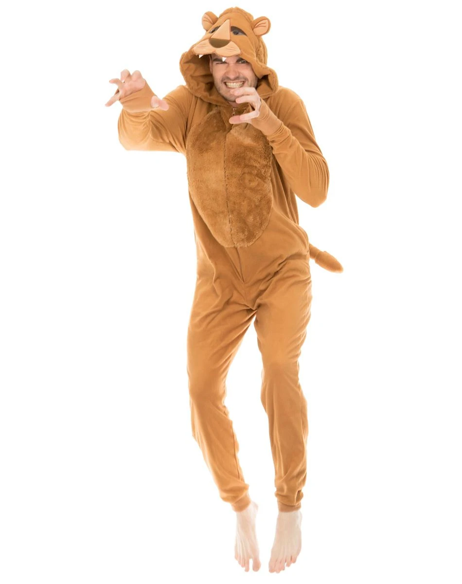Spirit Halloween Adult Lion Union Suit 3 Spirit Halloween Adult Lion Union Suit - Image 3