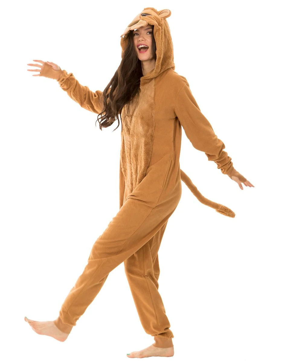 Spirit Halloween Adult Lion Union Suit 4 Spirit Halloween Adult Lion Union Suit - Image 4