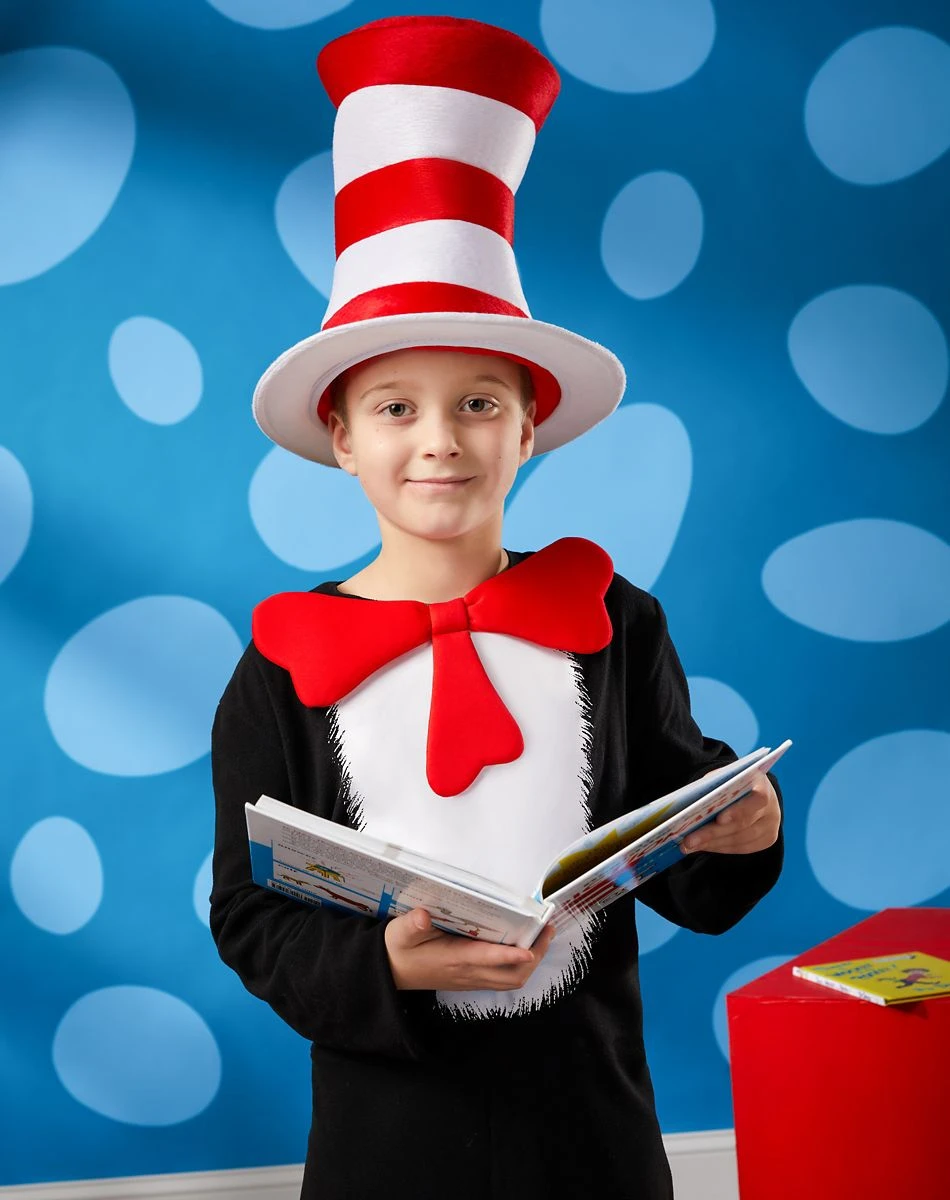Spirit Halloween Kids Cat in the Hat Costume - Dr. Seuss 1 Spirit Halloween Kids Cat in the Hat Costume - Dr. Seuss
