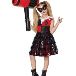 Spirit Halloween Kids Harley Quinn Dress - DC Comics