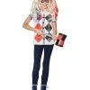 Spirit Halloween Kids Harley Quinn T Shirt - DC Girls