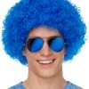 Spirit Halloween Blue Curly Wig