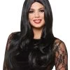 Spirit Halloween Long Black Wig