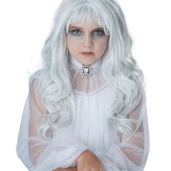 Spirit Halloween Kids White Ghost Wig