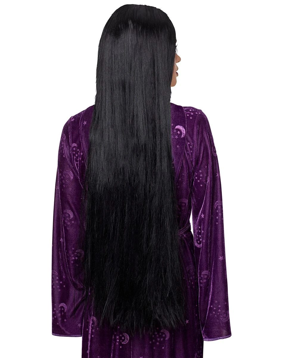 Spirit Halloween Long Black Witch Wig 2 Spirit Halloween Long Black Witch Wig - Image 2