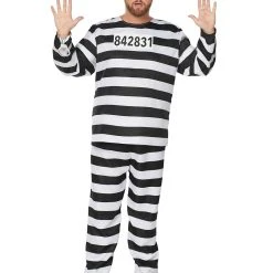 Spirit Halloween Adult Jailbird Plus Size Costume