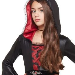 Spirit Halloween Kids Bat Vampiress Costume 8 Spirit Halloween Kids Bat Vampiress Costume -Cheap Trick Or Treat Hub Store 01345099 d