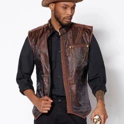 Spirit Halloween Steampunk Vest -Cheap Trick Or Treat Hub Store 01345677 a