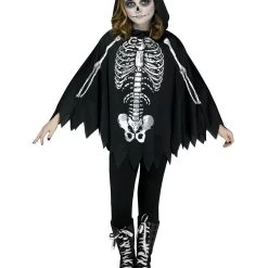 Spirit Halloween Kids Skeleton Poncho