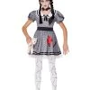 Spirit Halloween Kids Wind-Up Doll Costume