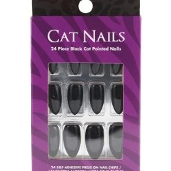 Spirit Halloween Black Cat Pointed Nails