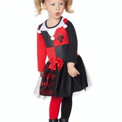 Spirit Halloween Toddler Harley Quinn Dress - DC Comics -Cheap Trick Or Treat Hub Store 01347616 d