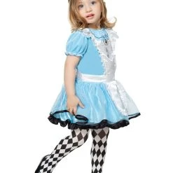 Spirit Halloween Toddler Alice in Wonderland Dress Costume - Disney -Cheap Trick Or Treat Hub Store 01347905 a
