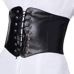 Spirit Halloween Black Waist Cincher -Cheap Trick Or Treat Hub Store 01348705 c