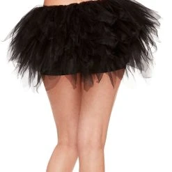 Spirit Halloween Black Shredded Tutu -Cheap Trick Or Treat Hub Store 01349927 b