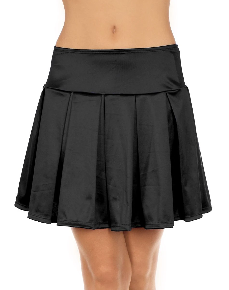 Spirit Halloween Black Satin Skirt 1 Spirit Halloween Black Satin Skirt
