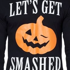 Spirit Halloween Let's Get Smashed Long Sleeve T Shirt -Cheap Trick Or Treat Hub Store 01353580 c