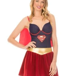 Spirit Halloween Supergirl Bodysuit - DC Comics