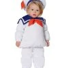 Spirit Halloween Baby Belly Stay Puft Marshmallow Costume - Ghostbusters
