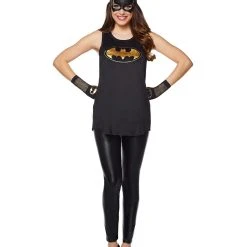 Spirit Halloween Suede Batman Tank Top - DC Comics -Cheap Trick Or Treat Hub Store 01356005 d
