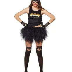 Spirit Halloween Suede Batman Tank Top - DC Comics -Cheap Trick Or Treat Hub Store 01356005 f