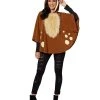 Spirit Halloween Adult Faux Fur Deer Poncho