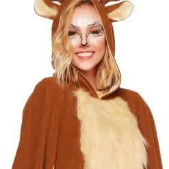 Spirit Halloween Adult Faux Fur Deer Poncho 7 Spirit Halloween Adult Faux Fur Deer Poncho -Cheap Trick Or Treat Hub Store 01358878 d