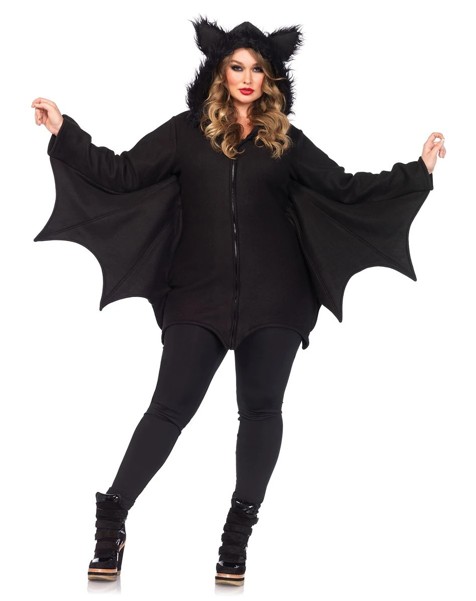 Spirit Halloween Adult Cozy Bat Plus Size Costume 1 Spirit Halloween Adult Cozy Bat Plus Size Costume