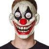 Spirit Halloween Googly Eye Clown Half Mask