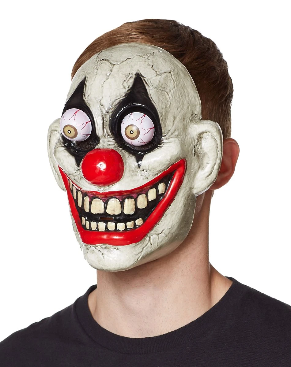Spirit Halloween Googly Eye Clown Half Mask 2 Spirit Halloween Googly Eye Clown Half Mask - Image 2