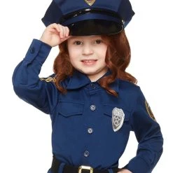Spirit Halloween Toddler Police Officer Costume 5 Spirit Halloween Toddler Police Officer Costume -Cheap Trick Or Treat Hub Store 01360692 c