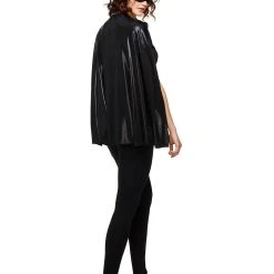 Spirit Halloween Black Metallic Cape 7 Spirit Halloween Black Metallic Cape -Cheap Trick Or Treat Hub Store 01360809 c20 20Copy