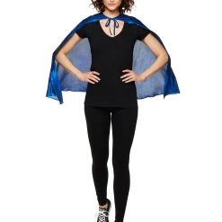 Spirit Halloween Blue Metallic Cape