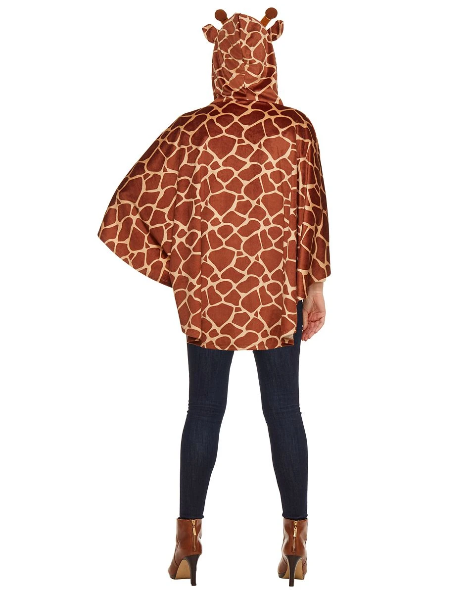 Spirit Halloween Adult Giraffe Poncho 2 Spirit Halloween Adult Giraffe Poncho - Image 2