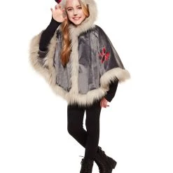Spirit Halloween Kids Faux Fur Werewolf Poncho 5 Spirit Halloween Kids Faux Fur Werewolf Poncho -Cheap Trick Or Treat Hub Store 01362359 c