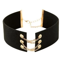 Spirit Halloween Lace Up Pirate Choker Necklace