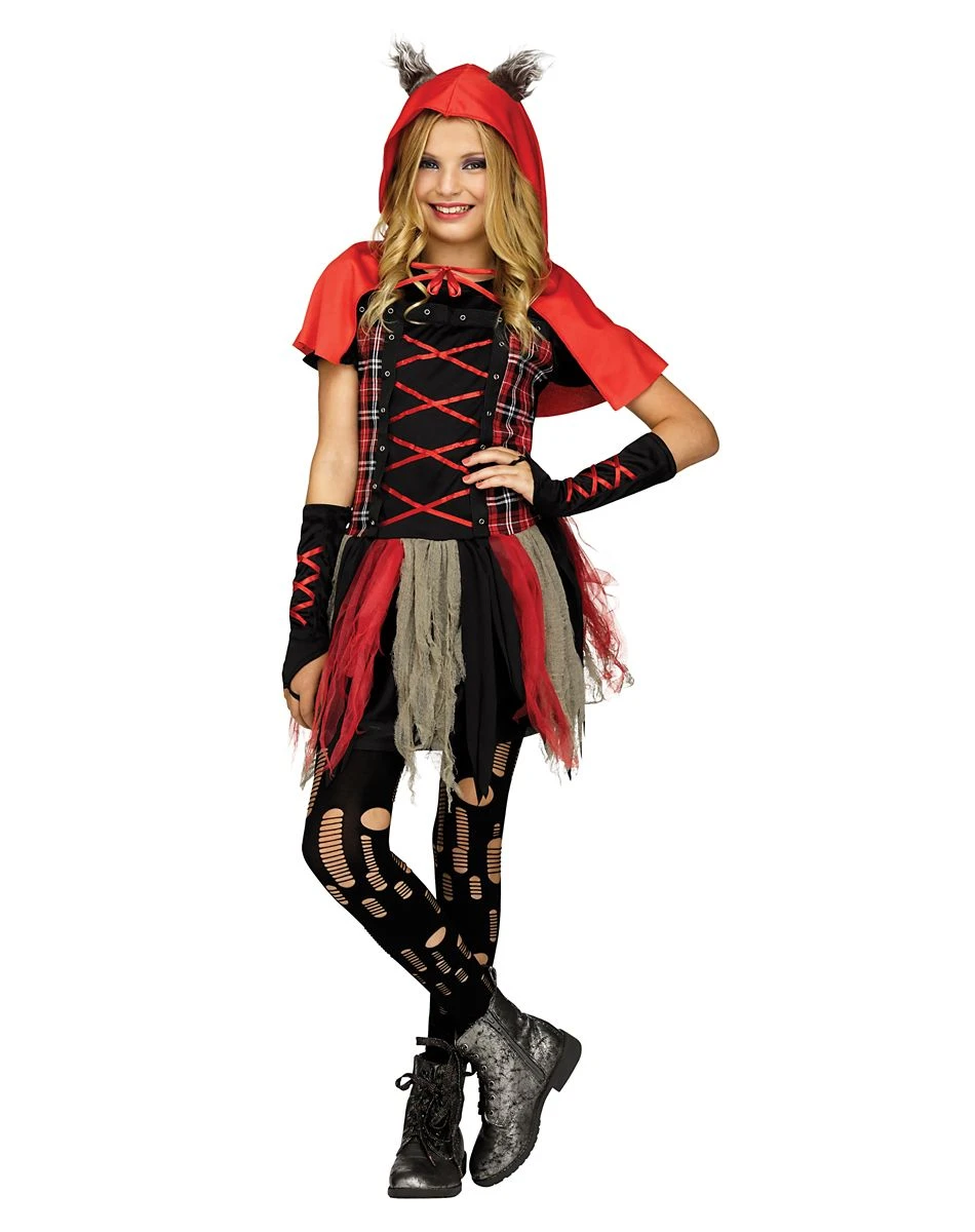 Spirit Halloween Kids Little Red Wolf Dress Costume 1 Spirit Halloween Kids Little Red Wolf Dress Costume