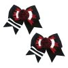 Spirit Halloween Red and Black Hair Bow