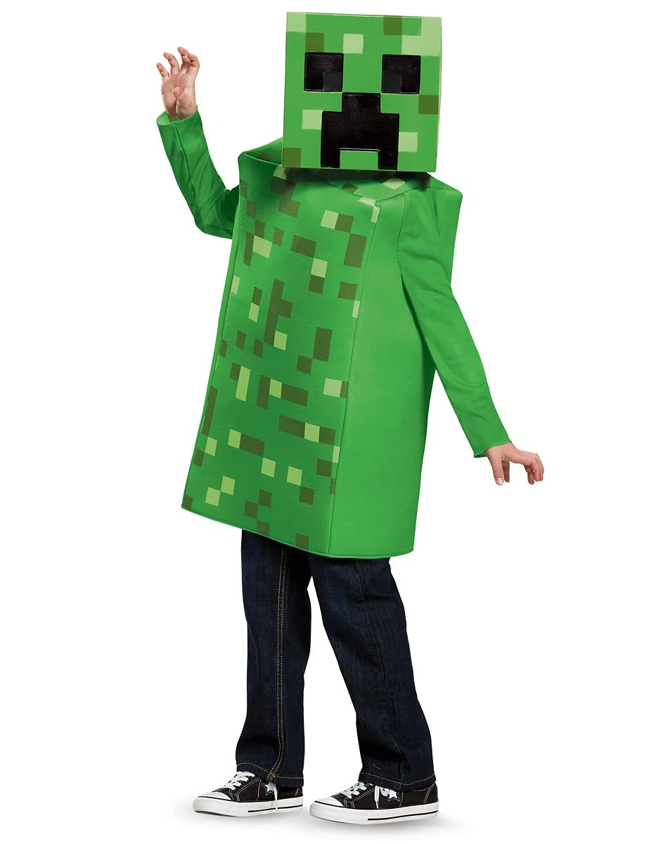 Spirit Halloween Kids Creeper Costume - Minecraft 2 Spirit Halloween Kids Creeper Costume - Minecraft - Image 2