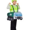 Spirit Halloween Toddler Garbage Truck Ride-Along Costume - Waste Management